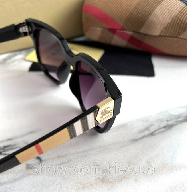 Жіночі брендові окуляри від сонця (4164) black Київ - фото 7