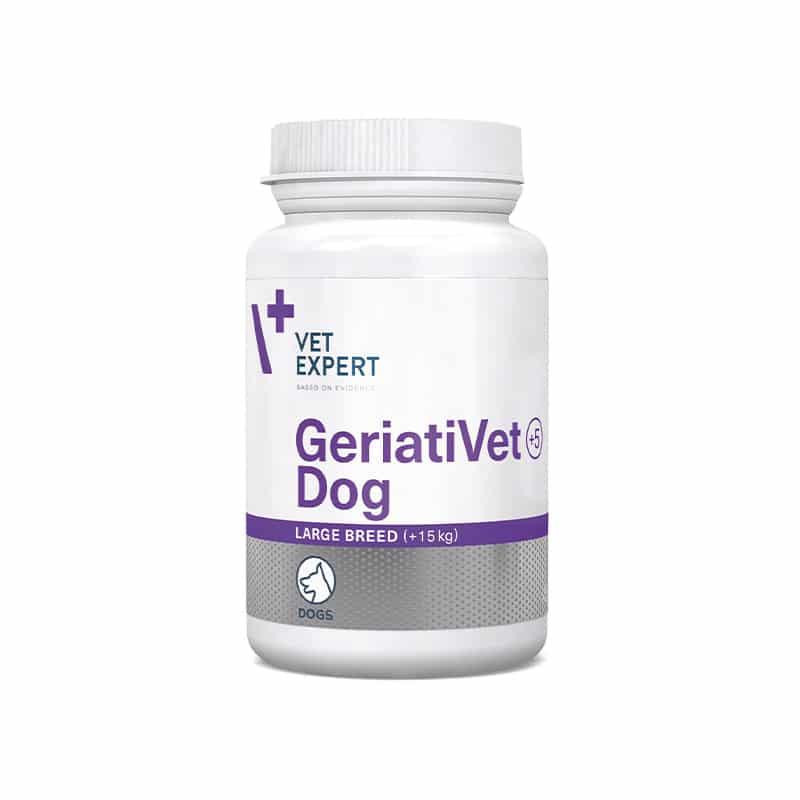 Пищевая добавка VetExpert GeriatiVet Dog Large Breed для стареющих собак весом от 15 кг, 45 таблеток Винница - изображение 1