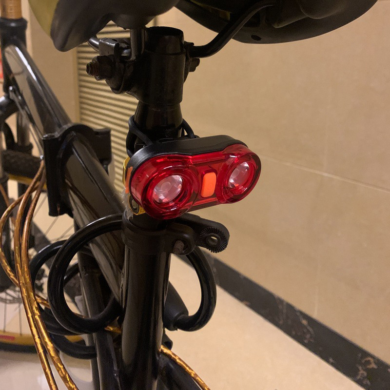 Задний фонарь для велосипеда на батарейках DMFL-535-2LED STOP, Фонарь для ночной езды IY-66 Киев - изображение 2