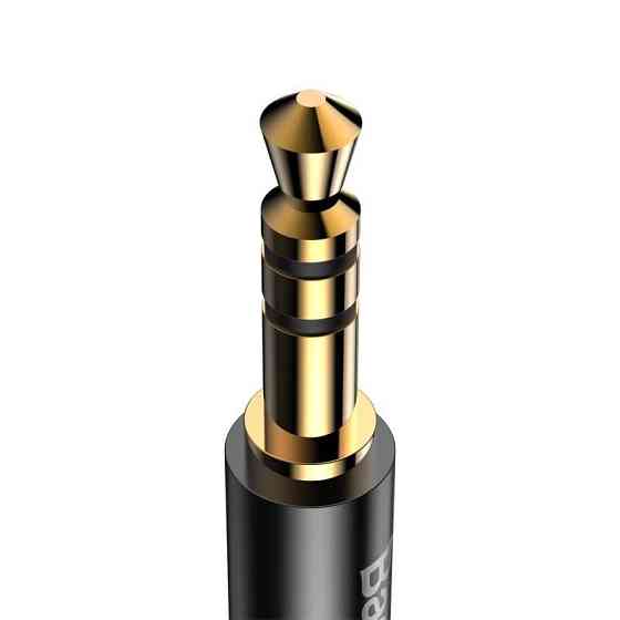 Кабель AUX перехід Baseus Yiven M01 Type-c to Jack 3.5m CAM01-01 (Чорний) Николаев