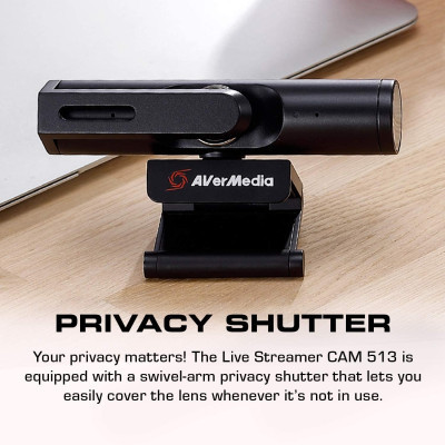 Веб-камера AVerMedia Live Streamer CAM PW513 4K Black (61PW513000AC) Винница - изображение 10