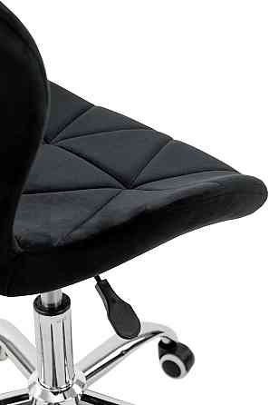 Стілець офісний Роккі, велюр чорний Київ