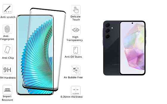 Захисне скло HyperGlass Pro для Samsung Galaxy A35, Galaxy A35 5G – максимальна чутливість та захист Київ