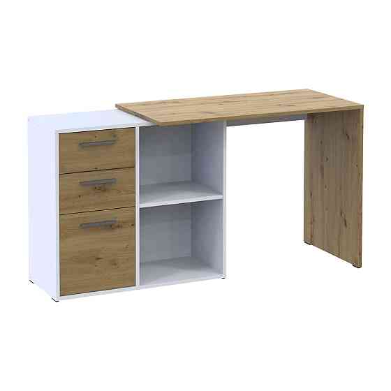 Офісний стіл Doros T8 Білий/Дуб Артизан 100х83х75 (DRS-011512) Львів