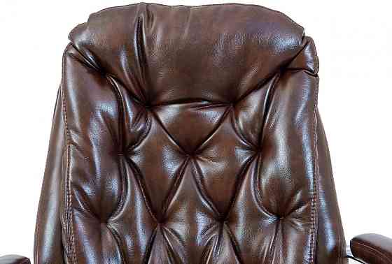 Офісне Крісло Керівника Richman Venice Madras Dark Brown Хром M1 Tilt Коричневий Київ