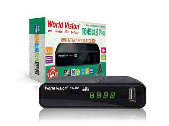 Т2 ресивер T645D3 FM ТМ WORLD VISION Київ