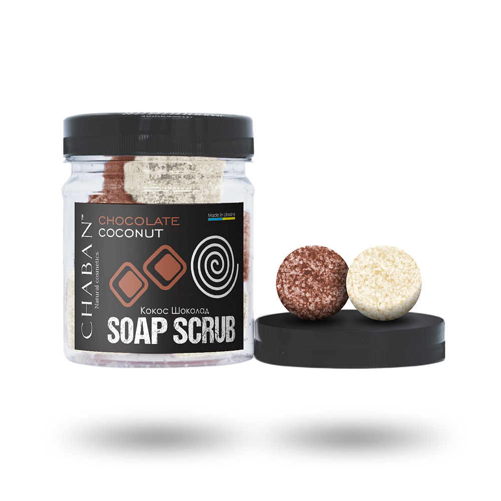 Мило-скраб для тіла Кокос-шоколад Chaban 180 мл Київ - фото 1