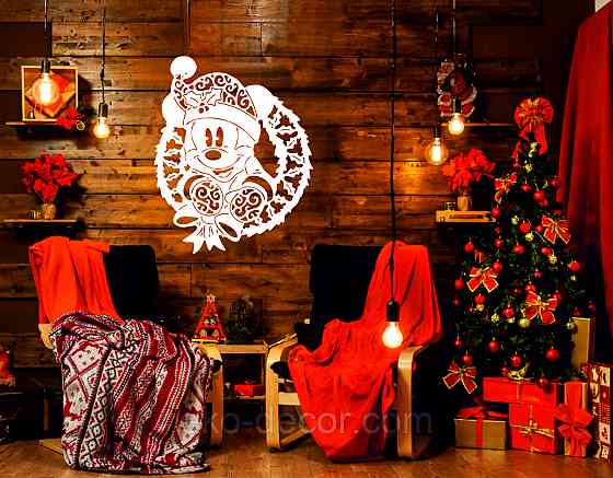 Декоративное настенное Панно «Микки Маус», Декор на стену 70*56 см Киев