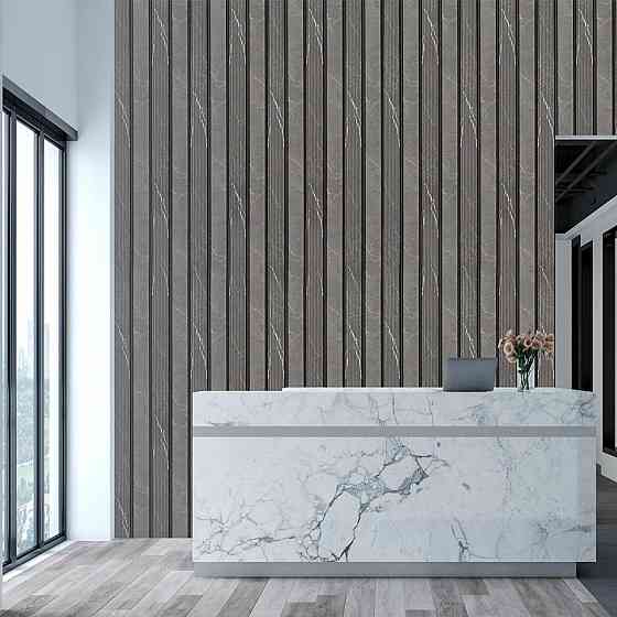 Рейка декоративна PS 2900х120х12мм Сірий мармур SW-00001751 Київ