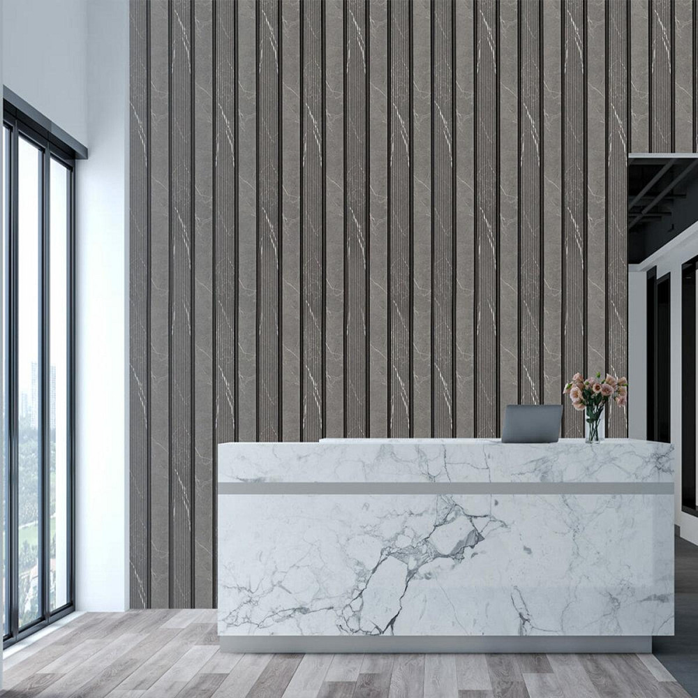 Рейка декоративная PS 2900х120х12мм Серый мрамор SW-00001751 Киев - изображение 6