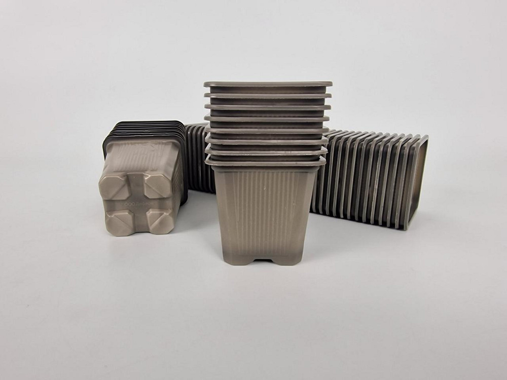 Стакан для рассады 180 мл квадратный (6/6)*(4,7/4,7) h65 (100 шт) Харьков - изображение 2