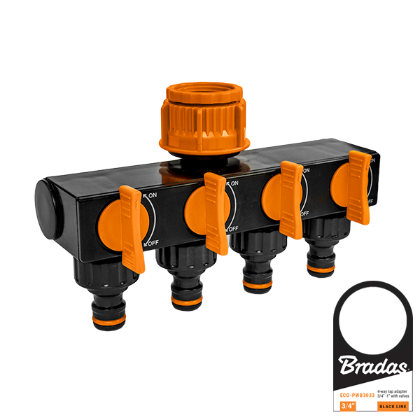 Розподільник з 4 кранами, BLACK LINE, ECO-PWB3033 Киев - изображение 1