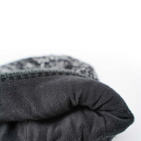 Водонепроницаемая зимняя шапка Dexshell Cuffed Beanie размер S/M (56-58 см) Черная с красной полосой Винница - изображение 6