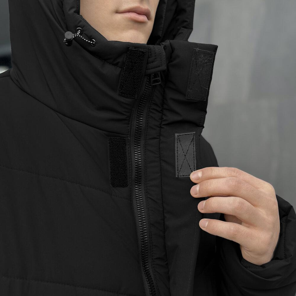 Мужская зимняя куртка черная Pobedov Legas Киев - изображение 10