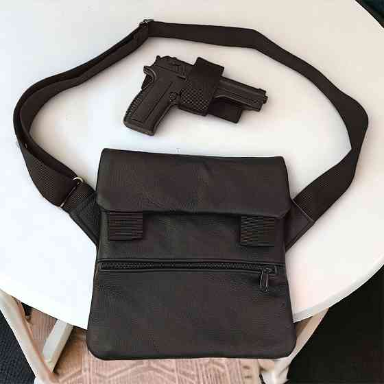 Набор 2В1. Кожаная сумка с кобурой + фонарик профессиональный POLICE BL-X71-P50 CP-36 Львов