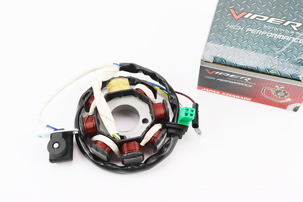 Статор магнето (генератора) (8 котушок роз'єм "мама 3+2") висота 29мм Киев - изображение 1