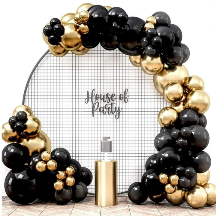Набір повітряних куль «Чорне золото», прикраса для весілля, дня народження, вечірки Кам'янець-Подільський - фото 1