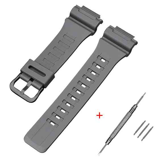 Ремешок для Casio AE-1000W Gray BK SBR Киев