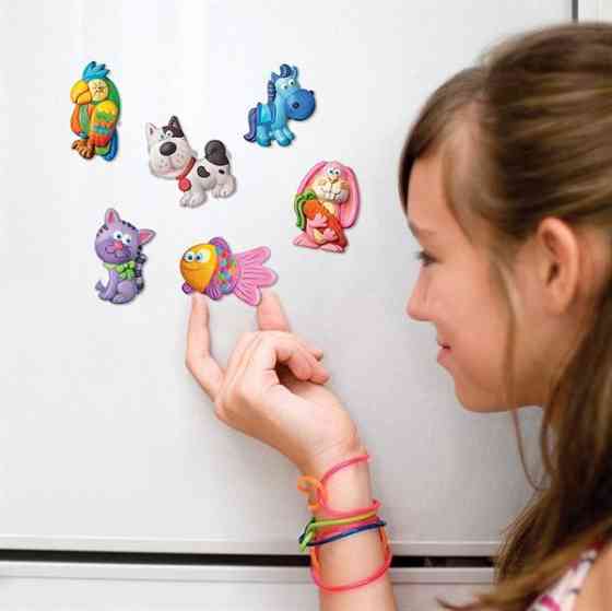 Набір для створення магнітів із гіпсу 4M Домашні вихованці (00-03539) Харків