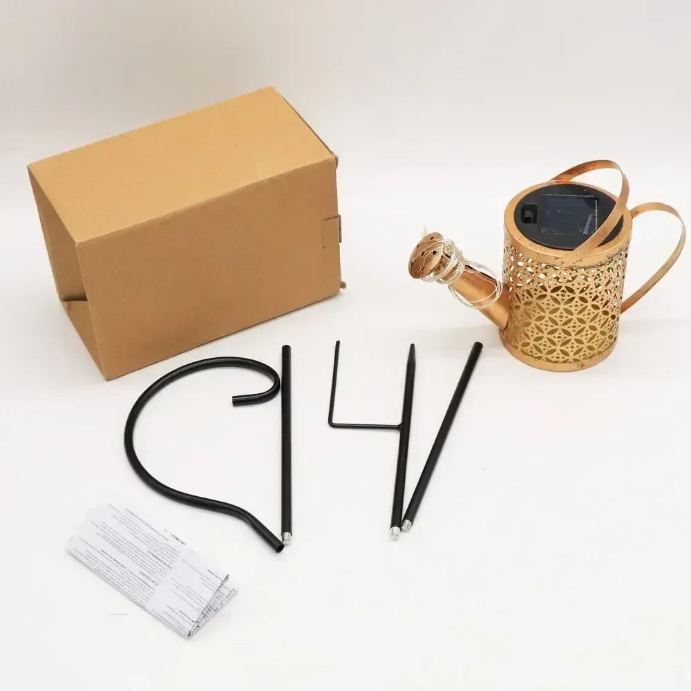 Садовый светильник на солнечной батарее "Лейка" 80см, Fairy lamp / Декоративный LED фонарь для сада Коломыя - изображение 6