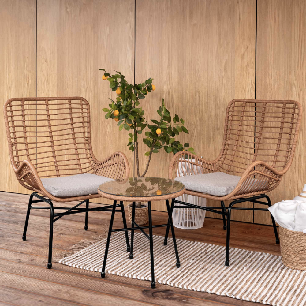 Набір садових меблів Di Volio Sorrento бежевий/світло-сірий Київ - фото 5