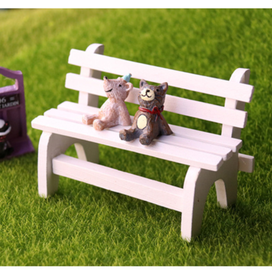 Лавка декоративна дерев'яна для міні-саду, флораріуму, мосаріуму, мікроландшафту Одеса