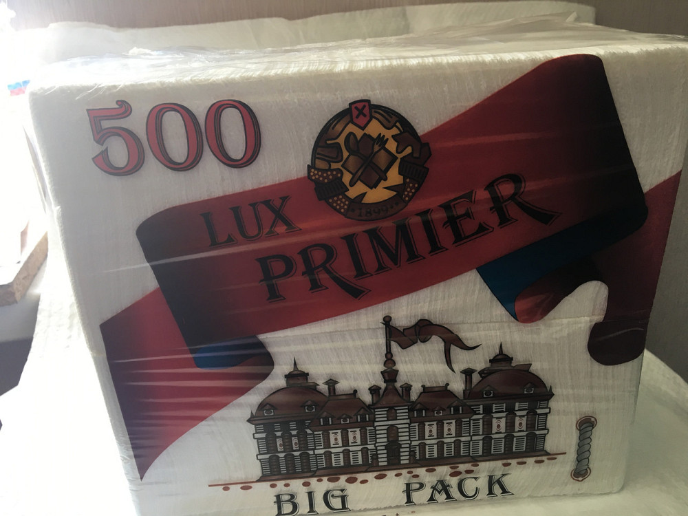 Салветка паперова барна LUX PRIMIER 500 шт, 10 уп Павлоград - фото 4