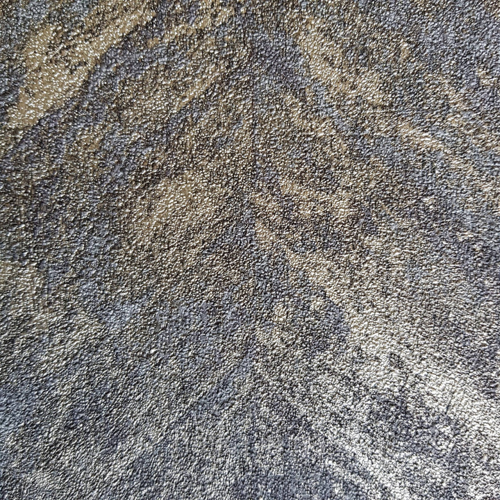 Шпалери вінілові на флізелін Rasch Linares 0.53х10 смуги ялинкою ефект потертості чорні з золотом 617559 Київ - фото 4