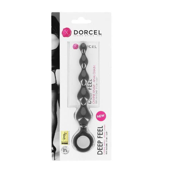 Анальная цепочка Dorcel Deep Feel, силикон, макс. диаметр 2,5см, упругая Sex Aura Киев - изображение 2