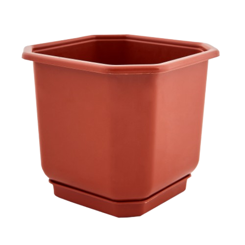 Вазон Дама з підставкою 8*8см теракот Алеана Житомир - фото 6