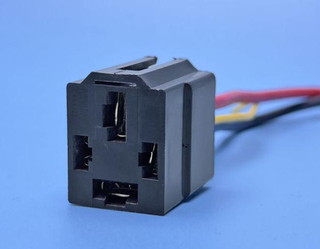 Разъем реле 70А пластиковый 4-контактный с проводом, разъем реле стартера ВАЗ 1118 -2170 (пр-во Украина) Харьков - изображение 3