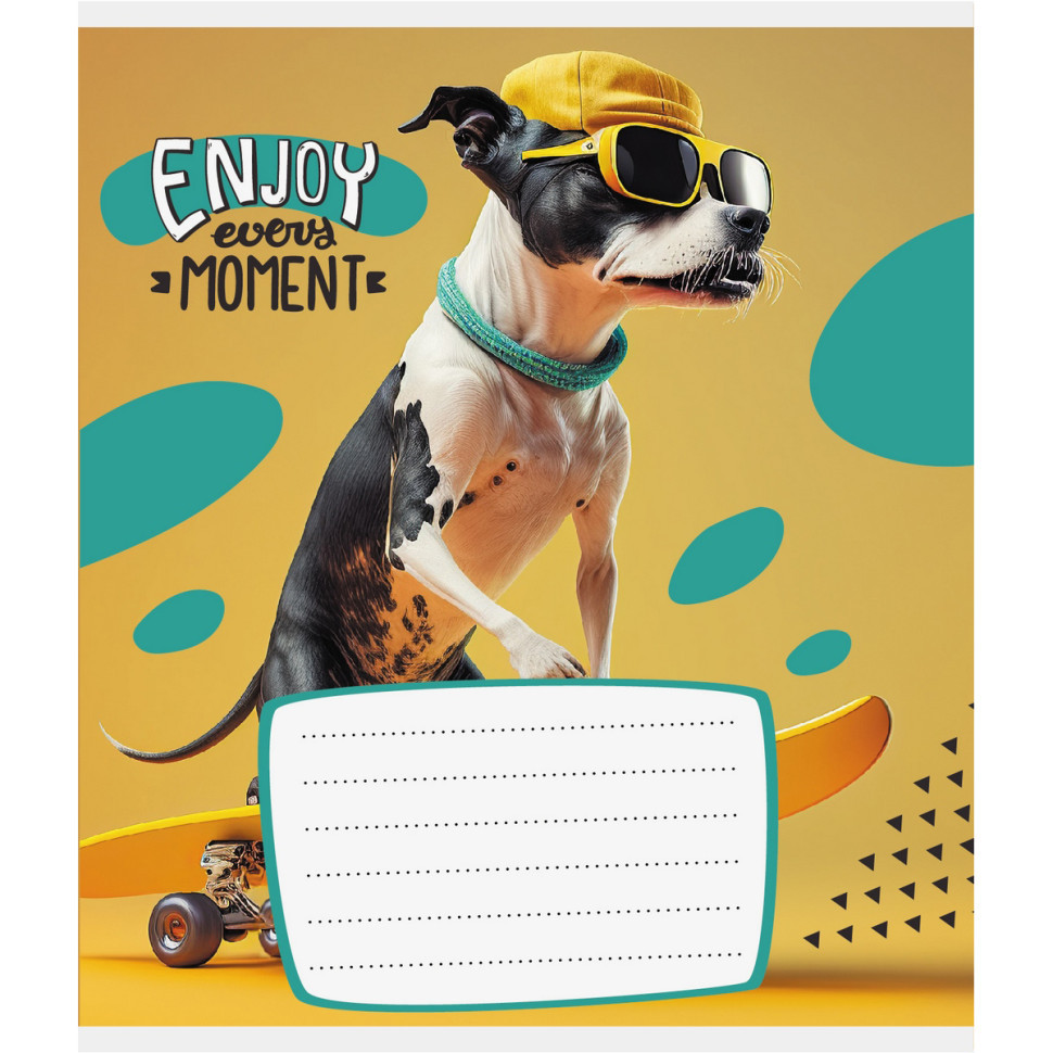 Зошит учнівський "Лови момент" 012-500240K-3 в клітинку, 12 аркушів Вінниця - фото 1