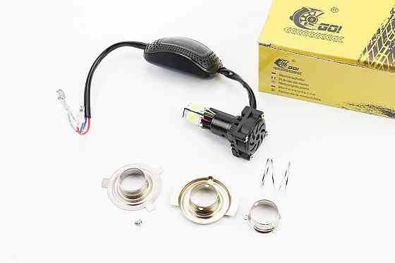 Лампа фари діодний LED-5 SUPER універсальна (к-кт різних кріплень), з стабілізатором + стробоскоп Київ