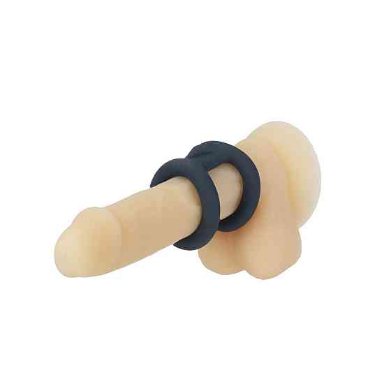 Подвійне ерекційне кільце LUX Active – Tug – Versatile Silicone Cock Ring Sex Aura Київ