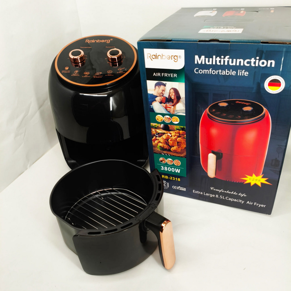 Міні фритюрниця Rainberg RB-2318 3800Вт 8.5л, Фритюрниця з функцією смаження без олії TV-83 Львів - фото 8