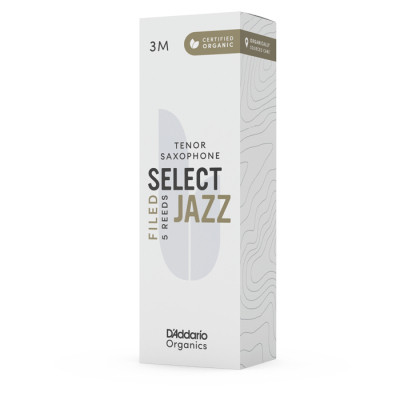 Трость для саксофона D'Addario Organic Select Jazz - Tenor Sax Filed 3M - 5 Pack (ORSF05TSX3M) Винница - изображение 1