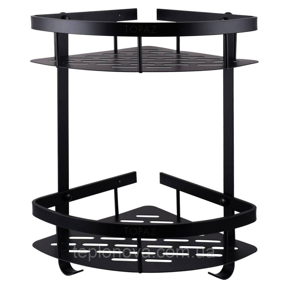 Полиця подвійна кутова TOPAZ TKB-9902-BL Чернівці - фото 1