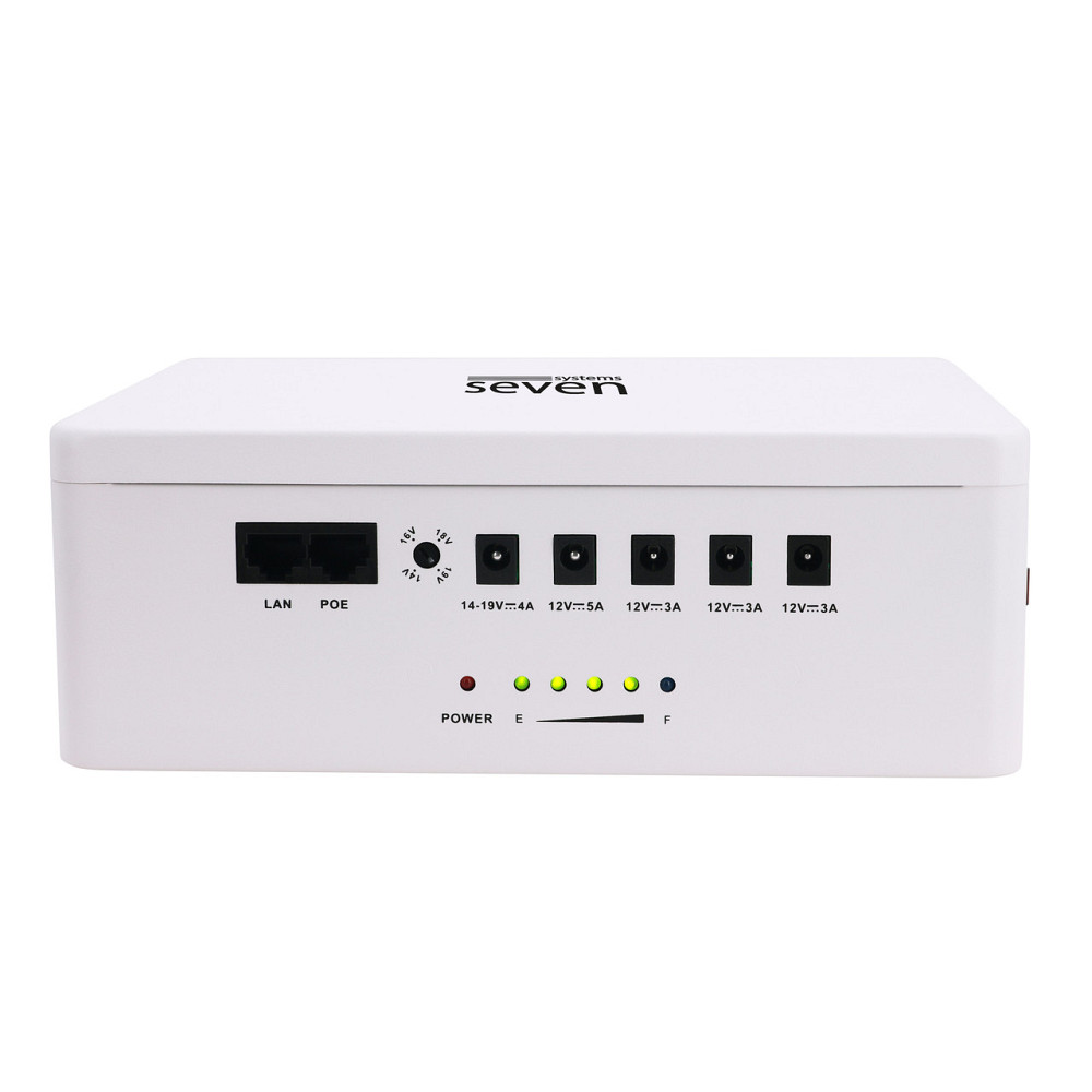 ДБЖ SEVEN UPS-7960 white 60W LiFePO4 з регулюванням вихідної напруги Київ - фото 1