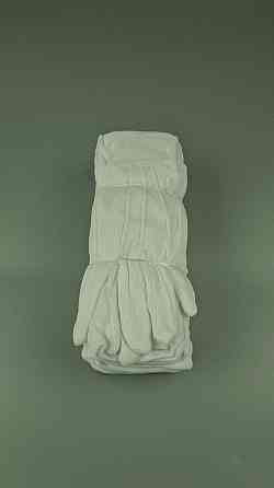 Господарські рукавички білі бавовняні з мікроточкою офіціанта ювеліра (9) (1 пар) Харків