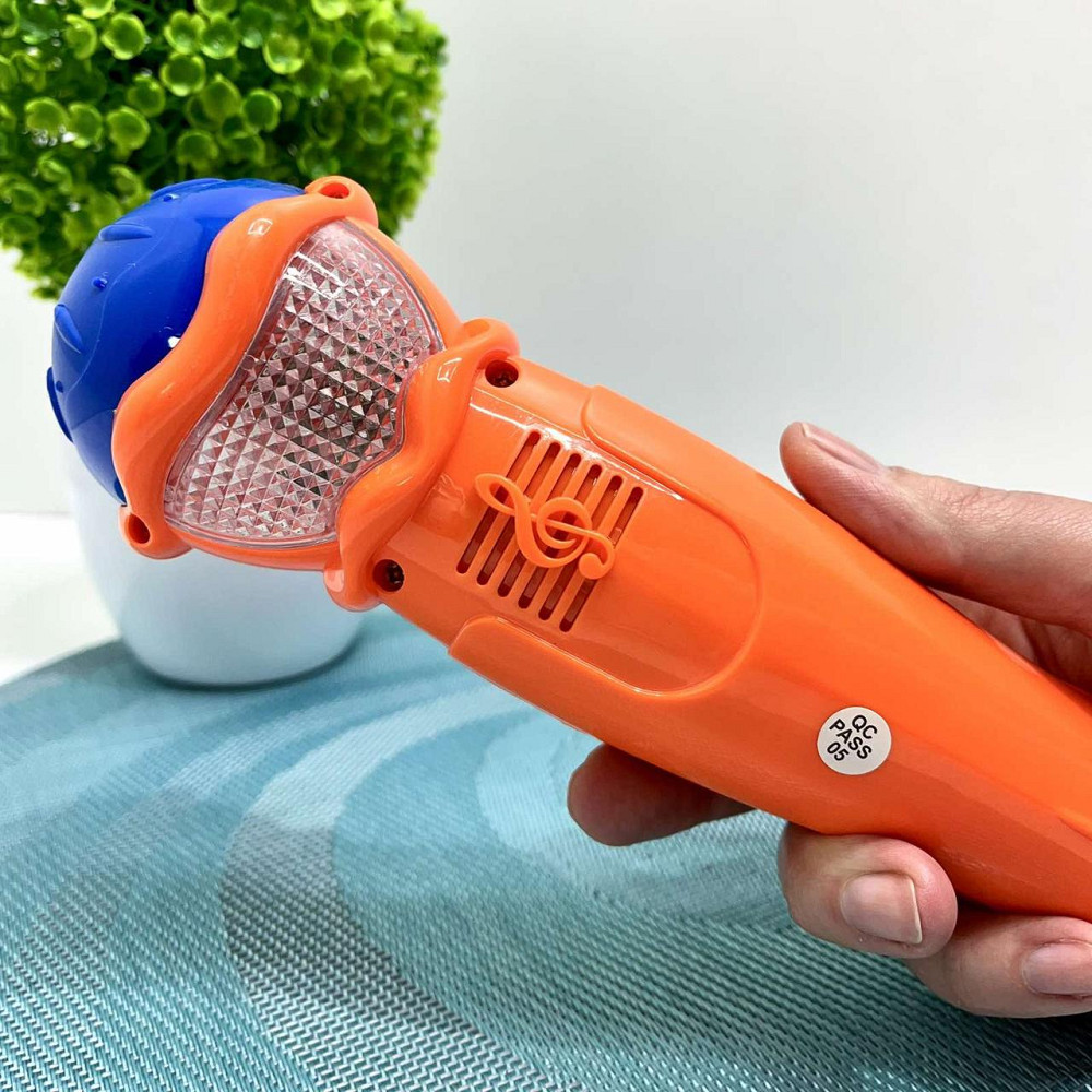 Мікрофон Limo Toy музичний дитячий 19см Помаранчевий (7043 UA) Чернигов - изображение 10