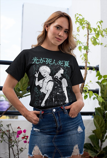 Футболка аниме Магическая битва оверсайз (S/M/L) Черний AnimeJ0340 Днепр - изображение 2