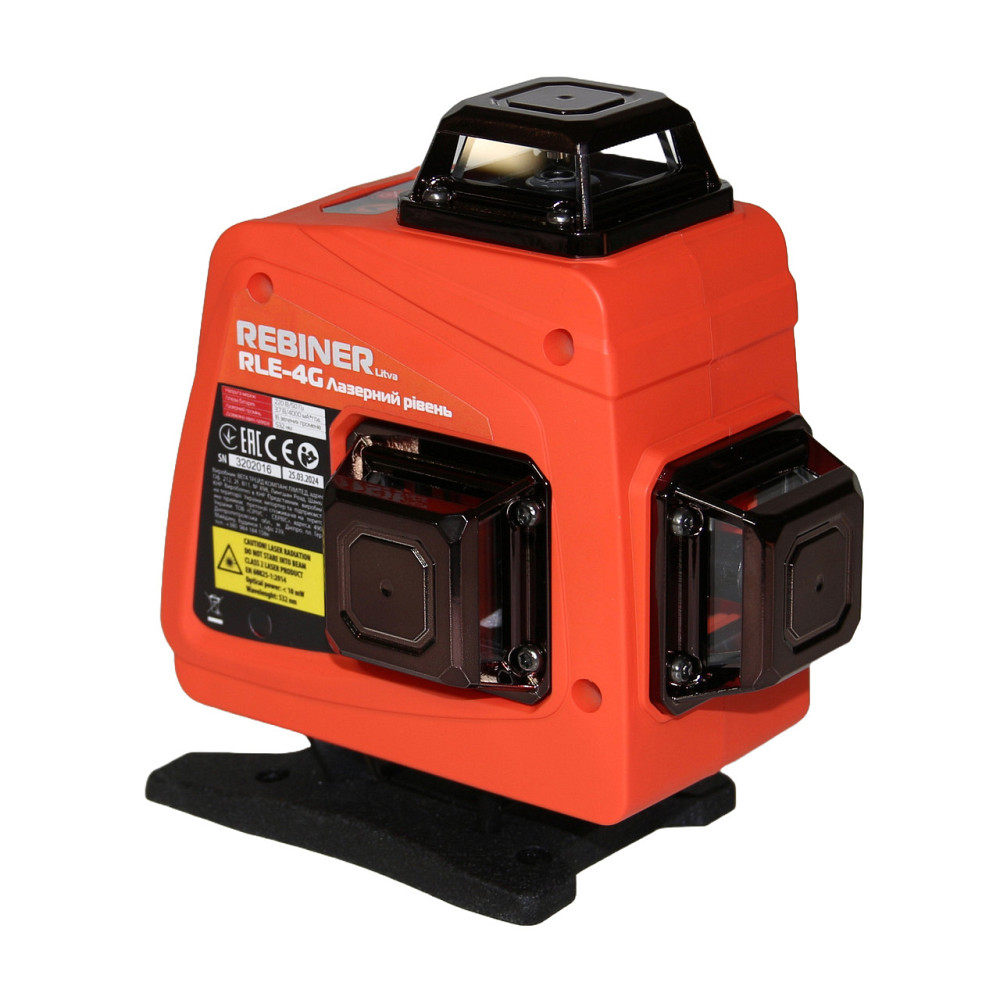 Лазерний рівень 16 променів Rebiner RLE-4G зелений діод (4000 мА / год), гарантія 36 міс Львів - фото 5
