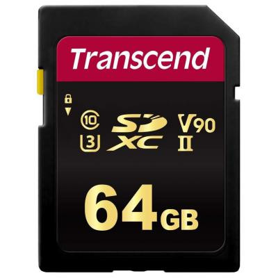 Карта пам&apos;яті Transcend 64GB SDXC class 10 UHS-II U3 V90 MLC (TS64GSDC700S) Вінниця - фото 1