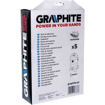 Мешок для пылесоса Graphite мешки для полесоса 59G607, 5 шт (59G607-145) Винница