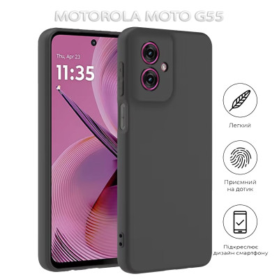 Чохол до мобільного телефона BeCover Motorola Moto G55 Black (712750) Вінниця - фото 6