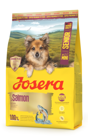 Сухой корм Josera Mini Senior Salmon с лососем для малоактивных собак миниатюрных пород с 8-го года жизни, 3 кг Винница