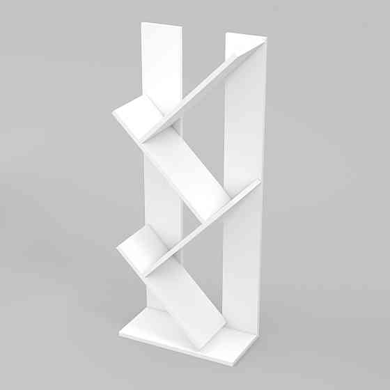 Полка для книг ПК-1, Белый, 440/216/1070 Львов