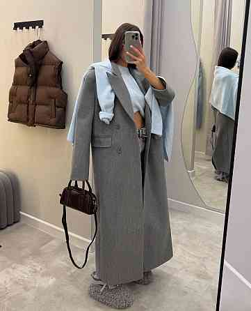 Жіноче трендове пальто оверсайз крій шерсть + підкладка Одеса