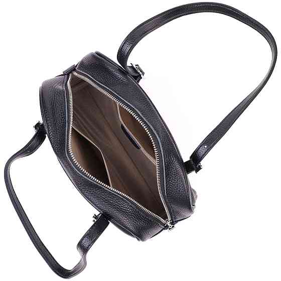 Интересная сумка-клатч со съемными ручками из натуральной кожи 22078 Vintage Черная Киев