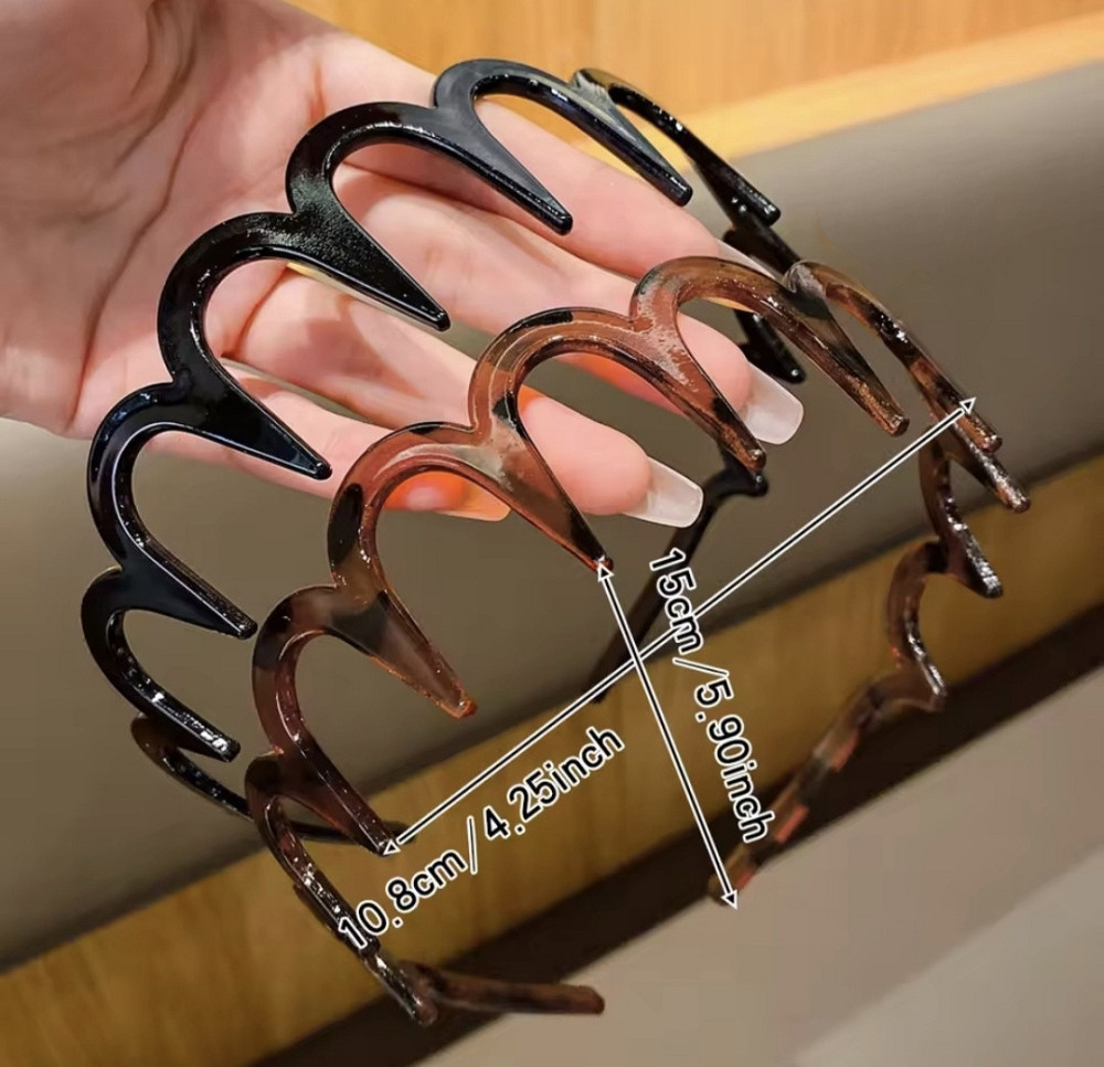 Обруч ободок для волосся Чорний Сміла - фото 8